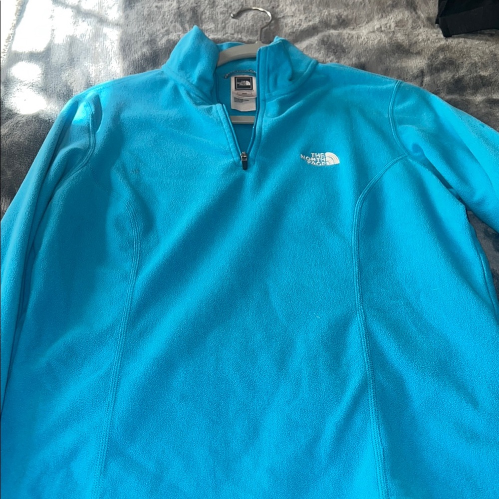 The North Face Blue Quarter-Zip Pullover